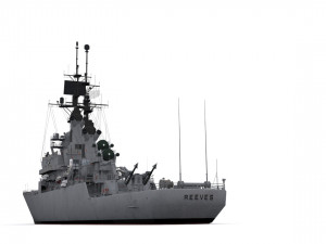 cg 24 - uss reeves Modelo 3D