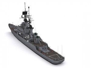 cg 24 - uss reeves Modelo 3D