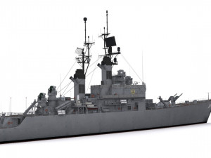 cg 24 - uss reeves Modelo 3D