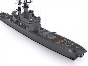 cg 24 - uss reeves Modelo 3D