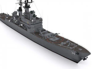 cg 24 - uss reeves 3D Model
