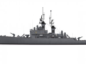 cg 24 - uss reeves Modelo 3D