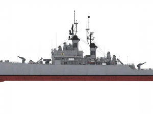 cg 24 - uss reeves 3D Model