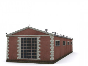 old factory floor 3D 模型