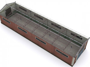 old factory floor 3D 模型