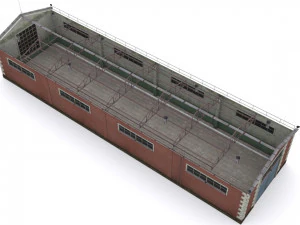 old factory floor 3D Model