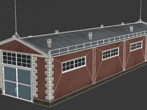 old factory floor 3D 模型