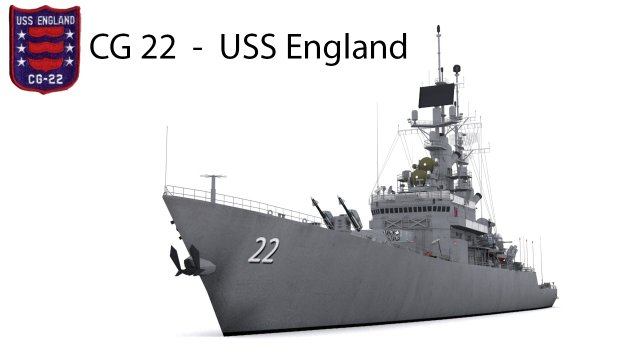 cg 22 uss england 3D Model .c4d .max .obj .3ds .fbx .stl .blend 