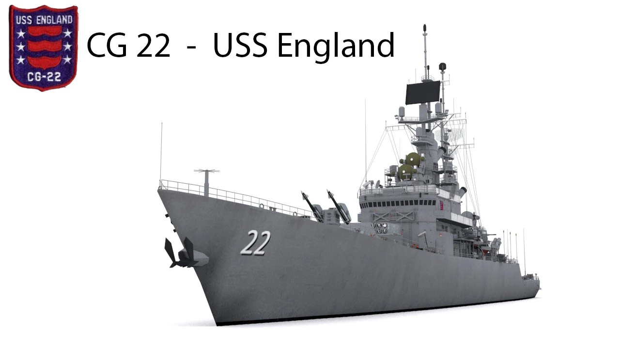 cg 22 uss england 3D Model .c4d .max .obj .3ds .fbx .stl .blend 
