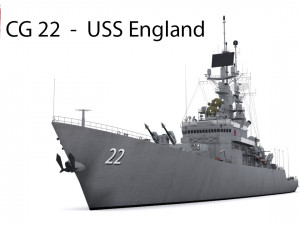 cg 22 uss england 3D Model
