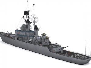 cg 21 - uss gridley 3D Model