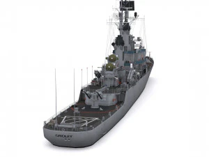 cg 21 - uss gridley 3D Model