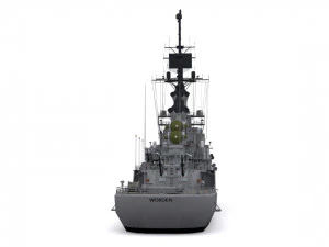 cruzador de m&iacute;sseis guiados classe leahy Modelo 3D
