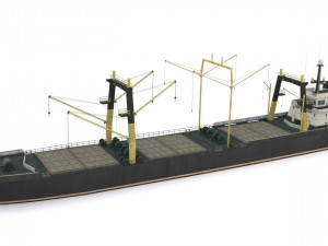 dry cargo ship Modelo 3D