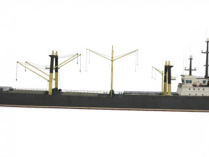dry cargo ship 3D Model
