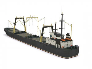 dry cargo ship 3D Model