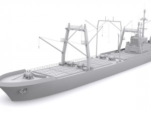 dry cargo ship Modelo 3D