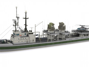 research vessel 3D Model