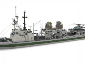 research vessel 3D Model