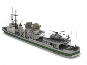 research vessel 3D Model