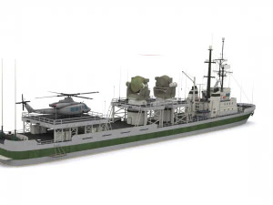 research vessel 3D Model