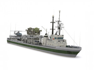research vessel 3D Model
