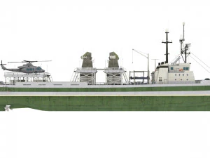 research vessel 3D Model