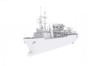 research vessel 3D Model