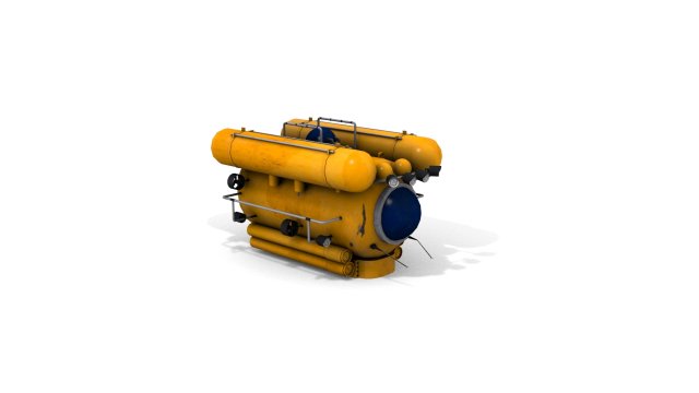 bathyscaphe 3D Model .c4d .max .obj .3ds .fbx .stl .blend 