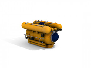 bathyscaphe 3D Model