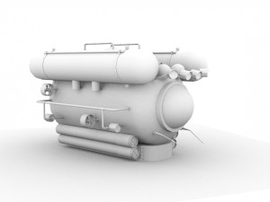 bathyscaphe 3D Model