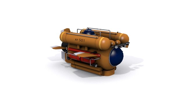 bathyscaphe 3D Model .c4d .max .obj .3ds .fbx .stl .blend 