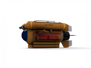 バチスカーフ 3Dモデル