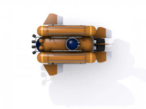 バチスカーフ 3Dモデル