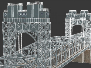 robert f kennedy bridge 3D Model