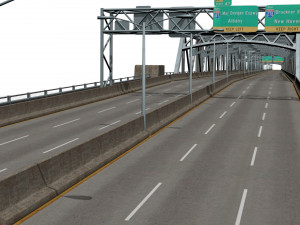 robert f kennedy bridge 2 3D Model