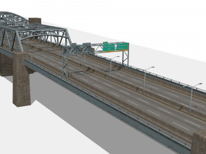 robert f kennedy bridge 2 3D Model