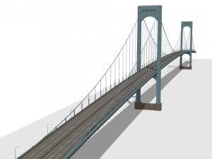 bronx whitestone bridge 3D Модель