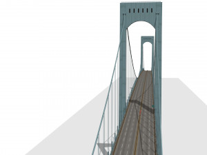 bronx whitestone bridge 3D Модель