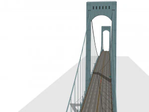 bronx whitestone bridge 3D Model