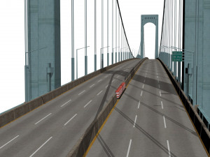 bronx whitestone bridge 3D Модель