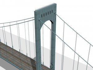 bronx whitestone bridge 3D Модель