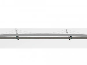 bronx whitestone bridge 3D Model
