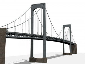 throgs neck bridge 3D Model