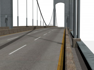 throgs neck bridge Modelo 3D