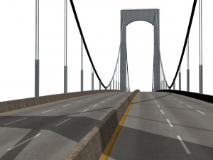 throgs neck bridge Modelo 3D