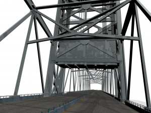 Marine Pkwy Bridge Modello 3D