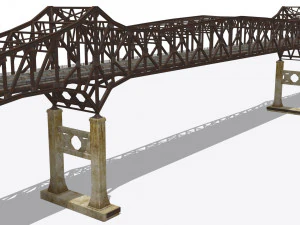 Pulaski Bridge 3D Model