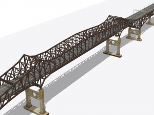 Pulaski Bridge Modelo 3D