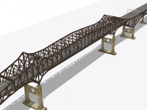Pulaski Bridge 3D Model